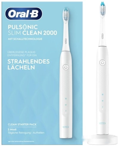 Электрическая зубная щетка Oral-B Pulsonic Slim Clean 2000 (белый)