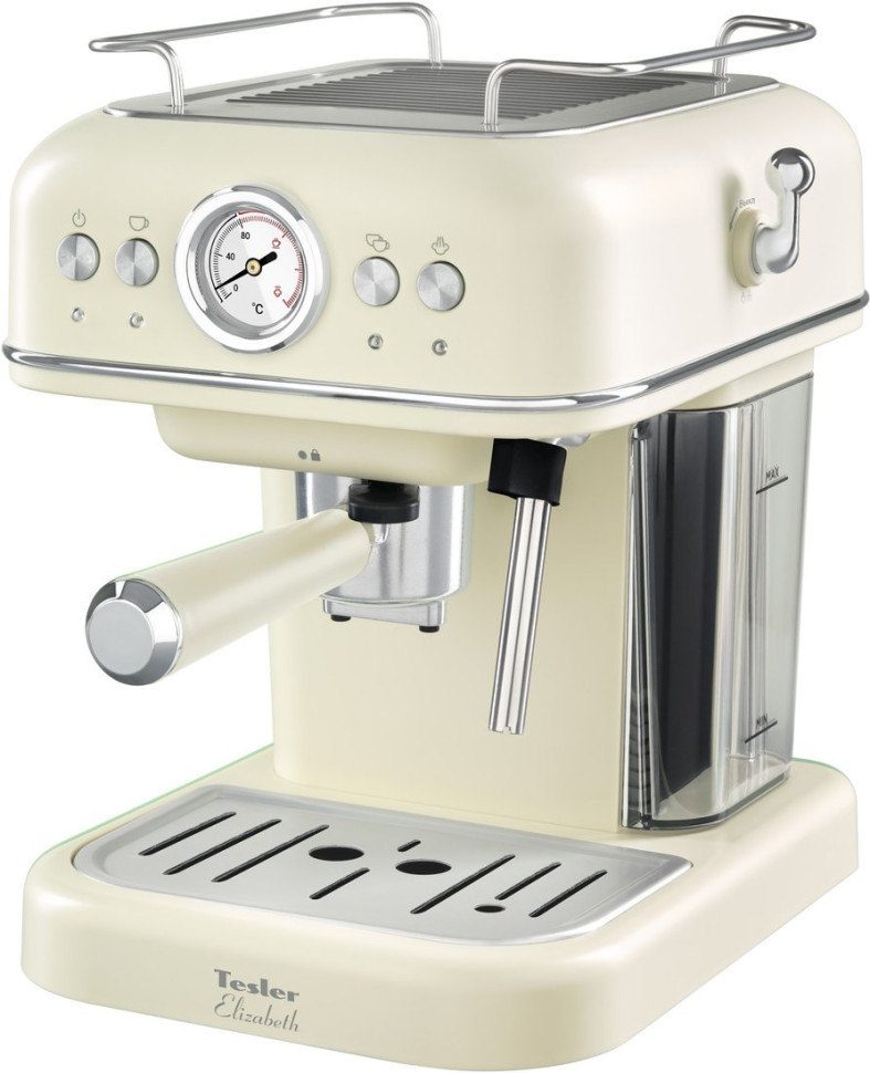 Рожковая кофеварка Tesler ECM-245 beige