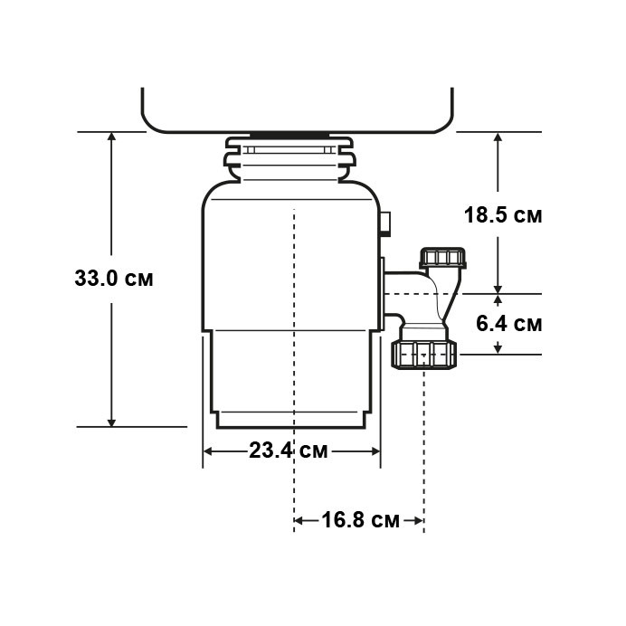 Измельчитель пищевых отходов InSinkErator Evolution 250-2