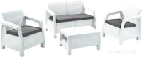 Набор садовой мебели Curver Corfu set (белый/светло-серый) [223258]
