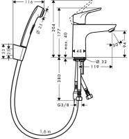 Смеситель Hansgrohe Focus 31927000