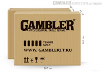 Теннисный стол Gambler Edition Outdoor GTS-4 (синий)