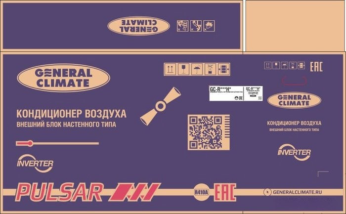 Кондиционер General Climate Inverter GC-RE18HR32/GU-RE18H32