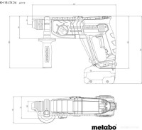 Перфоратор Metabo KH 18 LTX 24 601712850 (без АКБ)