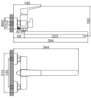 Смеситель Ledeme L2281