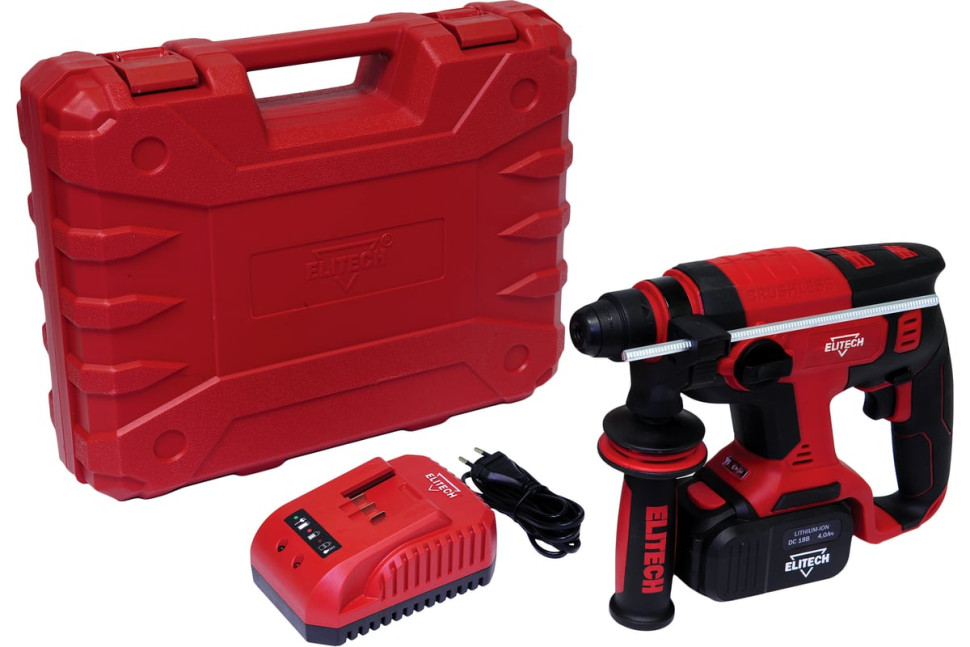 Перфоратор Elitech ПА 18БЛМ (с 1-м АКБ, кейс)