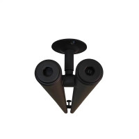 Полотенцесушитель Ростела Мини 1/2" 2 перекладины 150 см (черный)