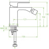 Смеситель Laveo Kvadrato BLQ 032D