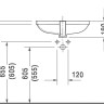 Умывальник Duravit D-Code 58x45.5 [0338560000]