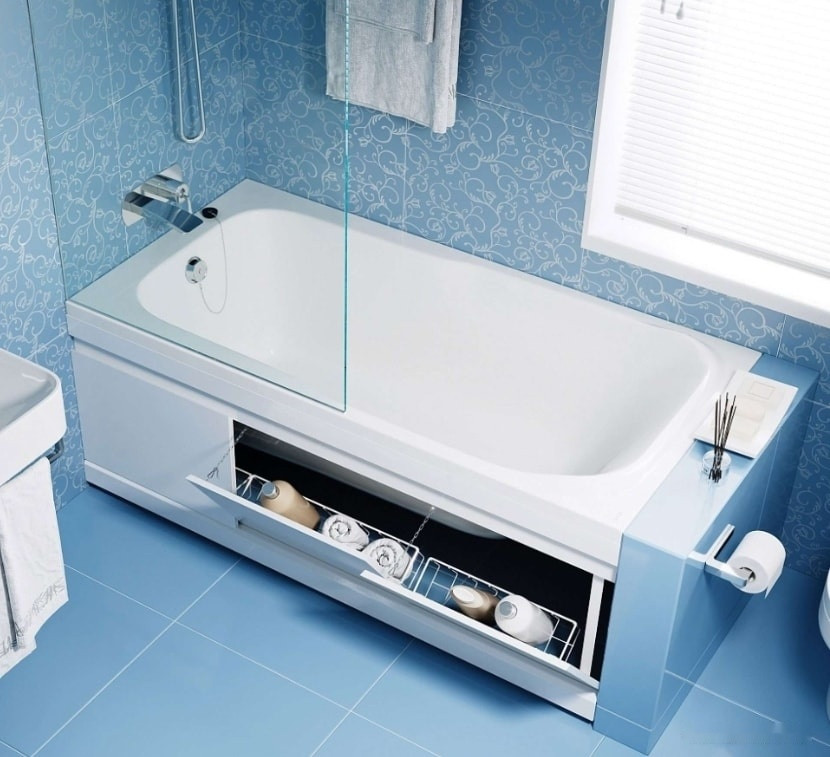 Экран для ванной Alavann Soft 150 см (белый)