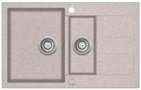 Кухонная мойка AquaSanita Tesa SQT151 110 AW beige