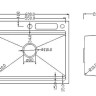 Кухонная мойка Roxen Stage 560250-60B графит
