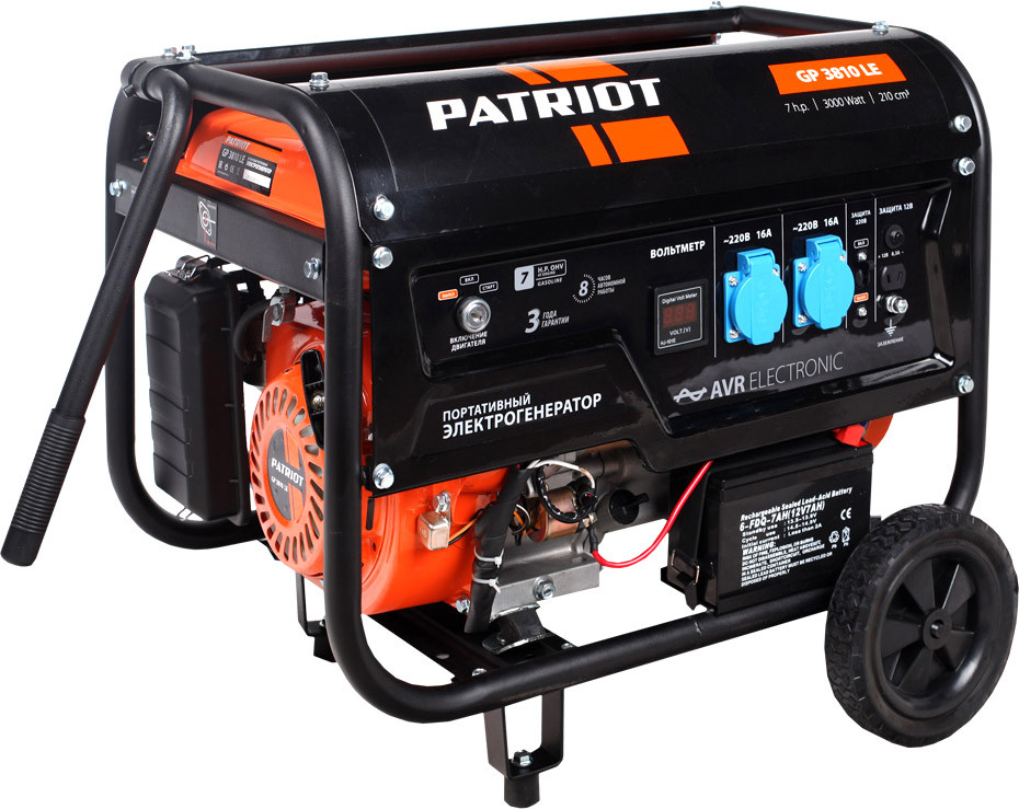 Генератор Patriot GP 3810LE