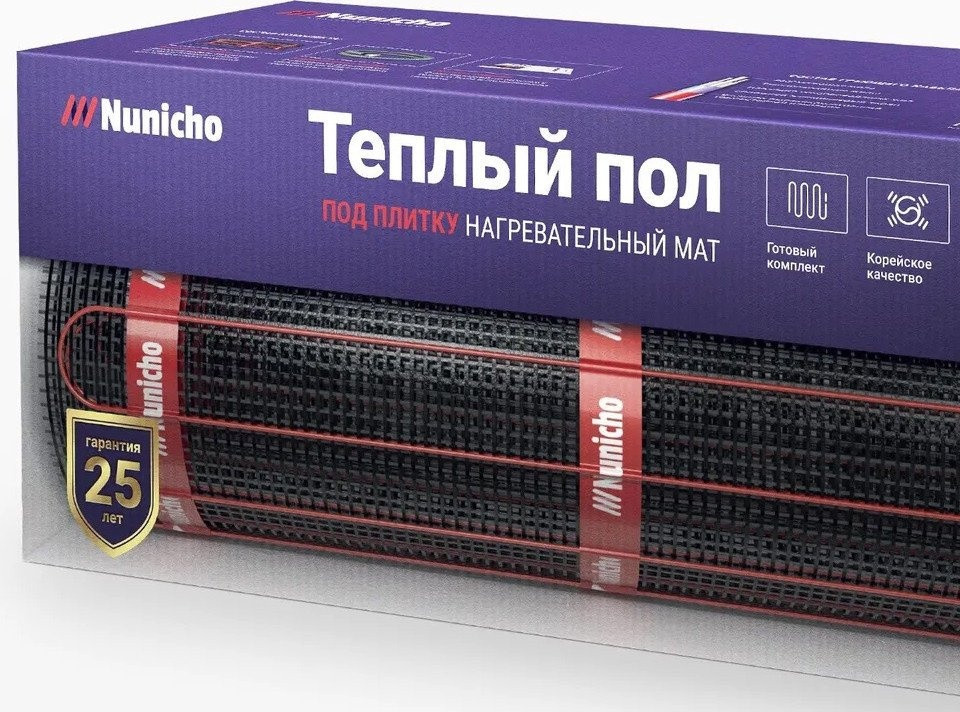 Теплый пол Nunicho Etalon SHP 375Вт с терморегулятором RТС 70.26 (2.5м2)