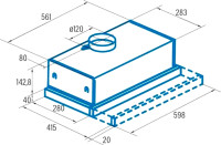 Вытяжка CATA TFB-5060 WH 02034010