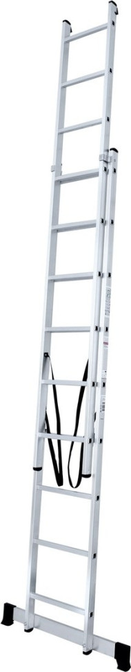 Лестница-стремянка Новая Высота NV 122 алюминиевая двухсекционная 2x9 ступеней