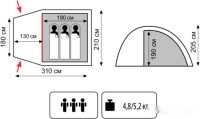 Палатка Totem Apache 3 v2