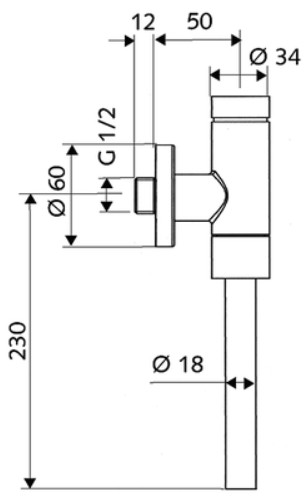 Панель смыва Schell Schellomat basic [024760699]