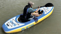 Надувная лодка GUETIO GT305KAY Inflatable Single Seat Fishing Kayak