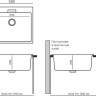 Кухонная мойка Polygran Tolero 580 (светло-серый)