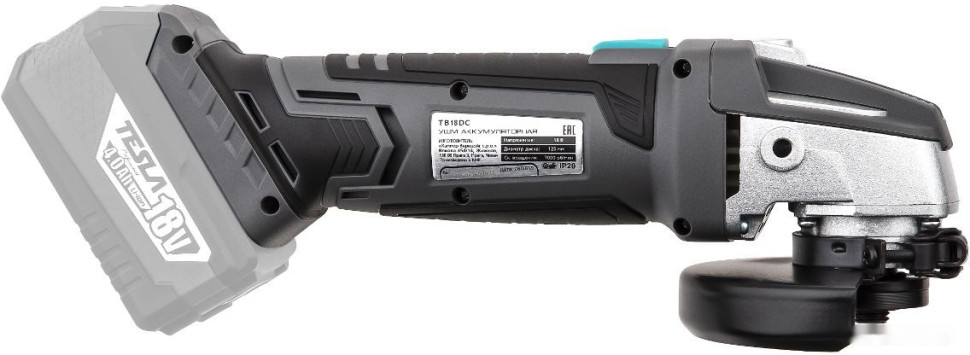 Угловая шлифмашина Tesla TB18DC TO (без АКБ, без ЗУ)