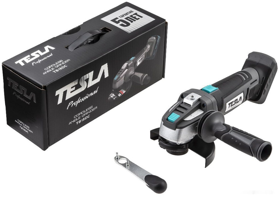 Угловая шлифмашина Tesla TB18DC TO (без АКБ, без ЗУ)
