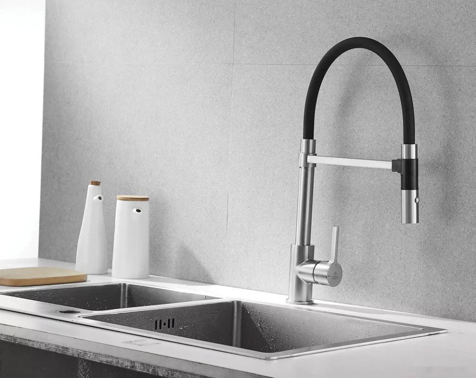 Смеситель Rose R133L (сатин)