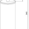 Ершик для унитаза IDDIS Optima Home BRU01CCi47