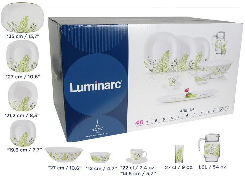 Столовый сервиз Luminarc Neo Carine Abella 10N2263
