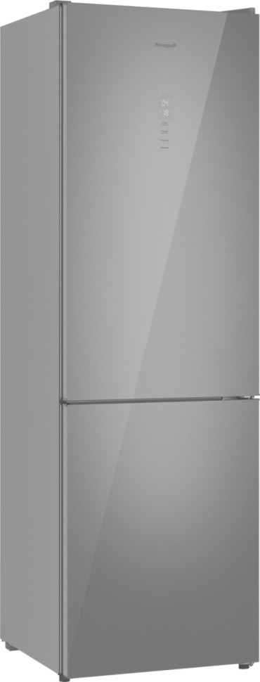 Холодильник Weissgauff WRK 195 D Full NoFrost Dark Grey Glass