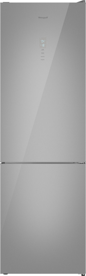 Холодильник Weissgauff WRK 195 D Full NoFrost Dark Grey Glass