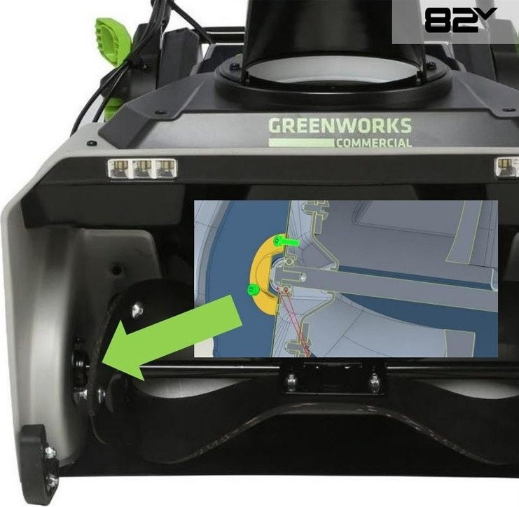 Снегоуборщик Greenworks 82SN22 (без АКБ)