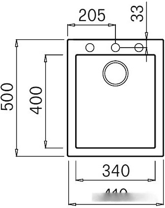 Кухонная мойка Elleci Quadra 100 K96 White