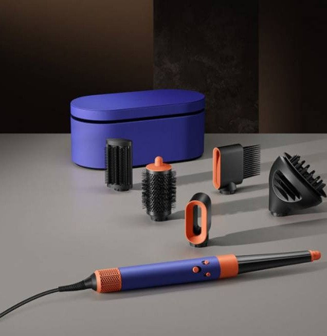 Фен Dyson Airwrap Complete Long HS08 i.d. 533757-01 (синие румяна/топаз)