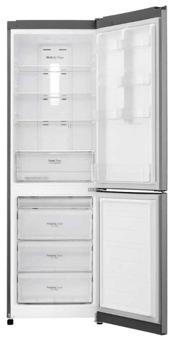 Холодильник с нижней морозильной камерой LG GA-B419 SLGL