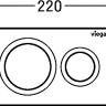 Панель смыва Viega Visign for Style 20 8610.1 (альпийский белый) 773 793