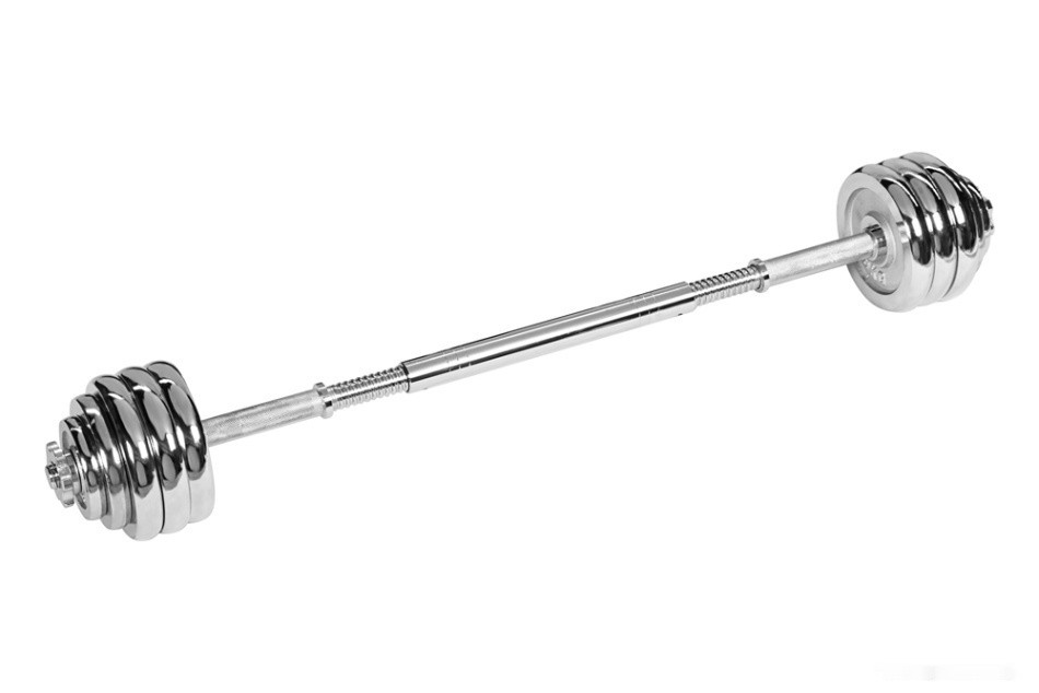 Гантели с грифом для штанги Alpin DB-30кг