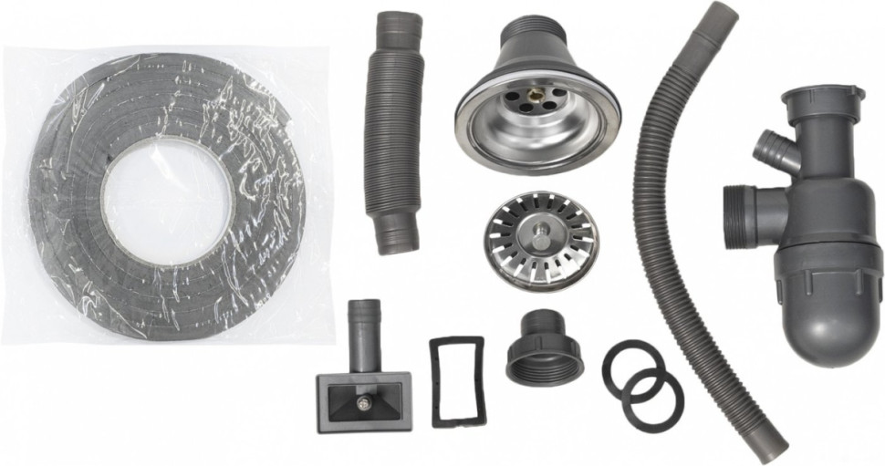 Кухонная мойка AKS Овальная 77x50 (матовый хром)