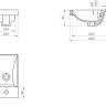 Умывальник Cersanit Moduo 40 S-UM-MOD40/1 + 63034