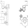 Смеситель Bravat Pure F9105161C-01 (PR1480)