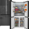 Холодильник side by side Weissgauff WCD 590 NoFrost Inverter Premium EcoFresh Inox Glass