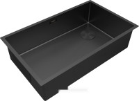 Кухонная мойка Paulmark Next-Skew 74 UNI PM887444-MBN (черный/черный матовый)
