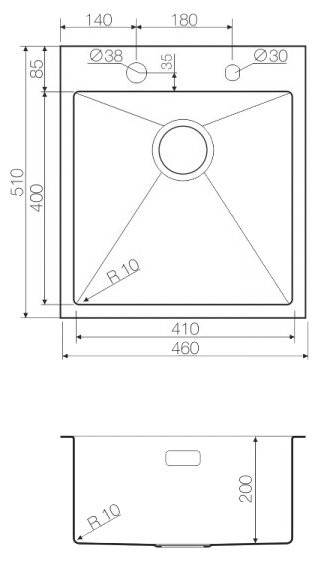 Кухонная мойка Omoikiri Akisame 46 IN