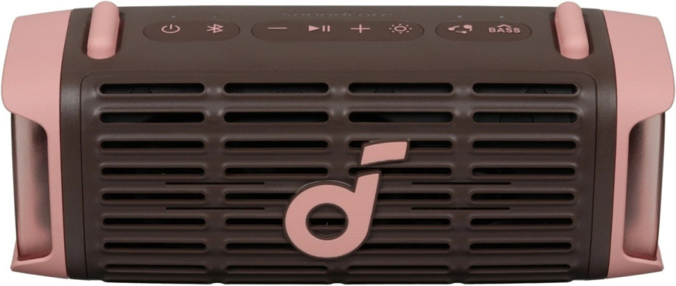 Портативная акустика Anker SoundCore Boom 3i (коричневый/розовый)