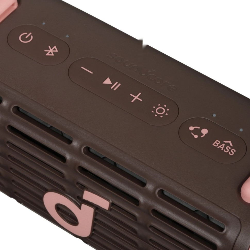 Портативная акустика Anker SoundCore Boom 3i (коричневый/розовый)