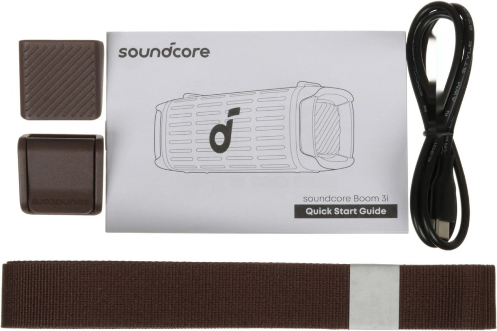 Портативная акустика Anker SoundCore Boom 3i (коричневый/розовый)