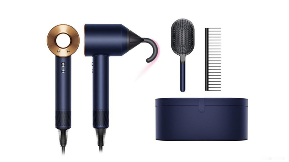 Фен Dyson HD07 Supersonic (берлинская лазурь/медный)