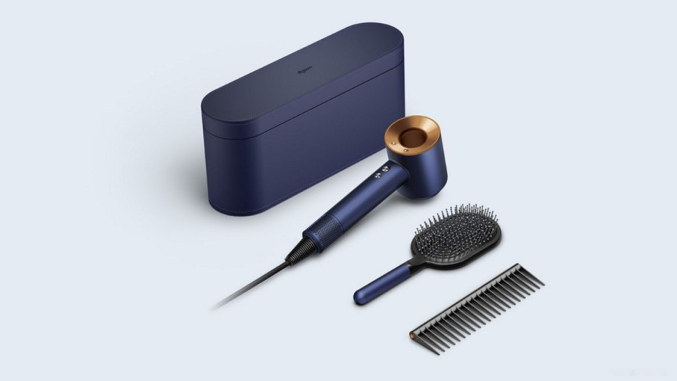 Фен Dyson HD07 Supersonic (берлинская лазурь/медный)