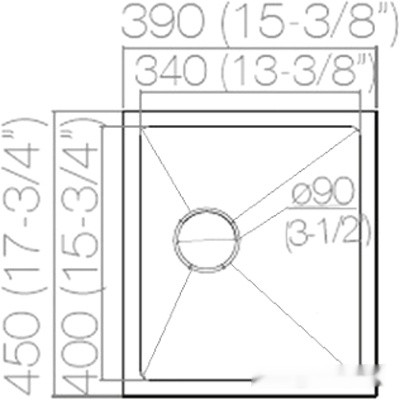 Кухонная мойка Asil AS 62 (матовая, 1.2 мм)