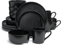 Набор тарелок Bronco Choice Black 191-364